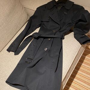 Classic Black Trench Coat